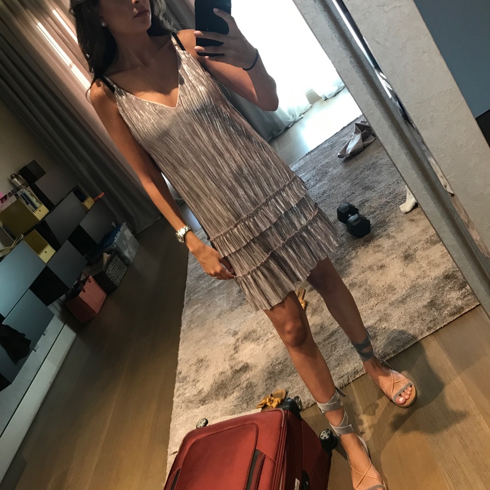 Metallic Mini Dress - Picture 2 of 5